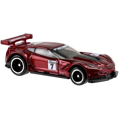 1:64 Corvette C7-R. Gran Turismo serie (Hot Wheels DJF44) коллекционная модель автомобиля