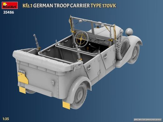 1/35 Автомобіль Kfz.1 Type 170VK Troop Carrier (Miniart 35486), збірна модель