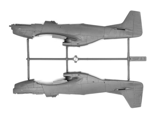 1/48 North American P-51K Mustang американский истребитель (ICM 48154), сборная модель