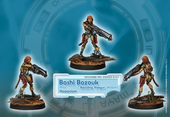Bashi Bazouk, миниатюра Infinity (Corvus Belli 280428-0161), сборная металлическая