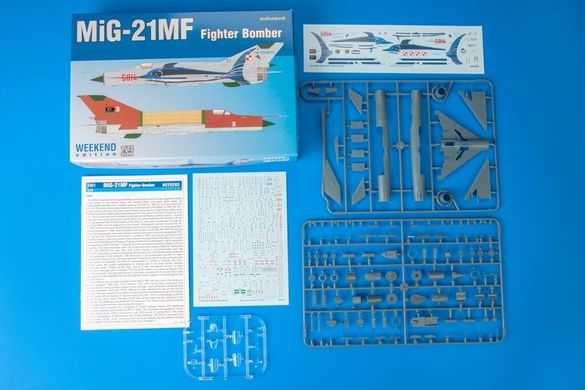 1/72 МІГ-21МФ винищувач-бомбардувальник, серія Weekend Edition (Eduard 7451) збірна модель