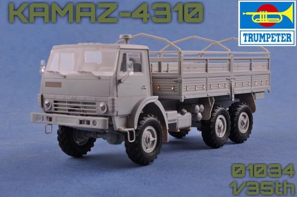 1/35 КамАЗ-4310 армейский грузовик (Trumpeter 01034) сборная модель