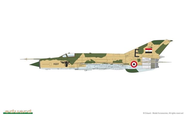 1/72 МіГ-21МФ винищувач-бомбарувальник, серія "ProfiPACK" (Eduard 70142) збірна модель