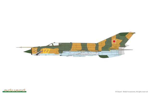1/72 МіГ-21МФ винищувач-бомбарувальник, серія "ProfiPACK" (Eduard 70142) збірна модель