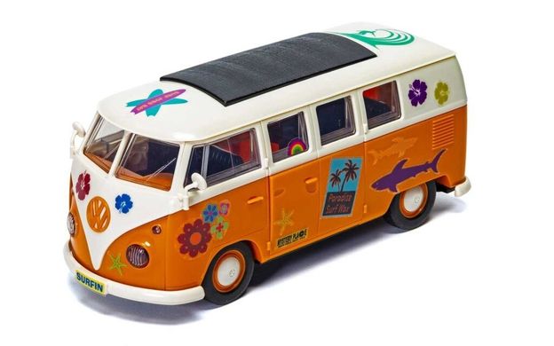 Автомобиль VW Camper Van "Surfin" (Airfix Quick Build J-6032) простая сборная модель для детей
