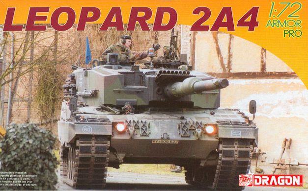 1/72 Leopard 2A4 германский основной боевой танк (Dragon 7249), сборная модель