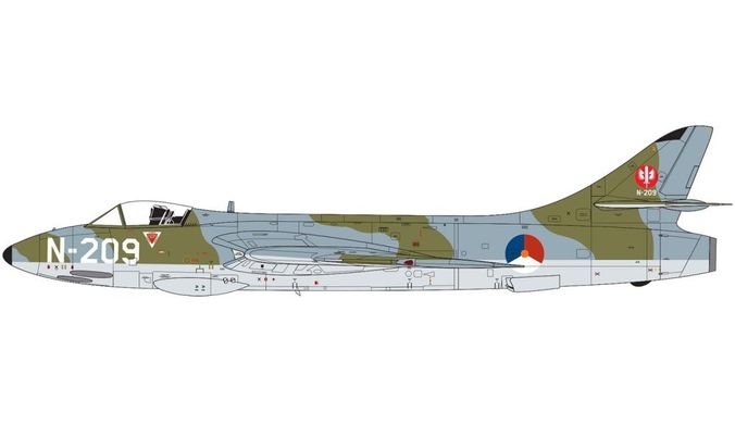 1/48 Hawker Hunter F.6 британський літак (Airfix 09185) збірна модель