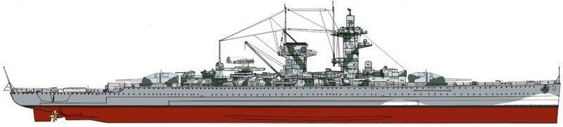 1/720 Admiral Graf Spee германский линкор (Italeri 0502) сборная модель