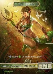 Elf Druid #1 Token Magic: the Gathering (Токен) GnD Cards