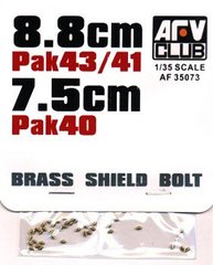 1/35 Латунные болты для щитков PAK43/41 andamp;amp; PAK 40