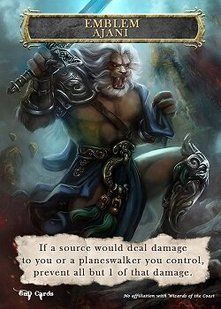 Emblem Ajani Steadfast #1 Token Magic: the Gathering (Токен) GnD Cards