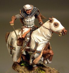 Рыцарь крестовых походов конный, 54 мм