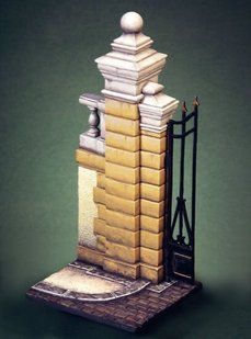 54 мм Ворота металлические XVIII-XIX ст.