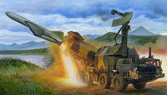 1/35 4К51 "Рубеж" мобильный береговой ракетный комплекс с ракетой П-15 (Trumpeter 01035) сборная модель
