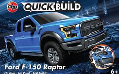 Автомобиль Ford F-150 Raptor, LEGO-серия Quick Build (Airfix J6037), простая сборная модель для детей