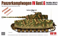 1/35 Танк Pz.Kpfw.IV Ausf.G, в комплекті робочі траки та деталі, надруковані на 3D-принтері (Rye Field Model RM5053), збірна модель