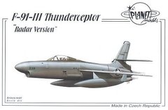 1/72 F-91-III Thunderceptor Radar Version американский перехватчик (Planet Models PLT143) сборная смоляная модель