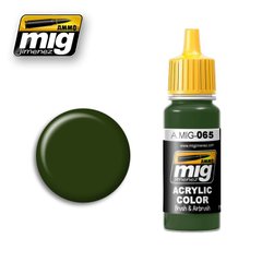 Лісний зелений FS 34102, 17 мл (Ammo by Mig A.MIG-065 Forest green) акрилова фарба