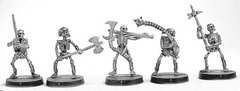Mirliton Miniatures - Миниатюра 25-28 mm Fantasy - Skeleton warriors with two handed weapons - MRLT-UD045