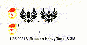 1/35 ИС-3М советский тяжелый танк (Trumpeter 00316) сборная модель