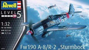 1/32 Focke-Wulf FW-190A-8/R-2 "Sturmbock" германский истребитель (Revell 03874), сборная модель