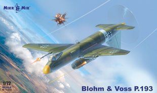 1/72 Blohm und Voss P.193 проект німецького пікіруючого бомбардувальника (MikroMir 72-033), збірна модель