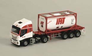 1/87 Автомобіль Iveco Stralis II/Aerop. - 20' Tank -Co. -SZ "IAT", готова модель (AWM Automodelle 53531)