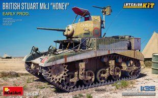 1/35 Британский танк&nbsp;Stuart Mk.I "Honey" раннего производства, серия Interior Kit с интерьером (MiniArt 35421), сборная модель