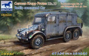 1/35 Krupp Protze Kfz.19 німецький автомобіль радіозв'язку (Bronco Models CB35220), збірна модель