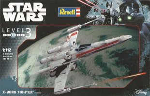 1/112 Star Wars X-Wing Fighter, космічний винищувач із фільму "Зоряні Війни" (Revell 03601), збірна модель