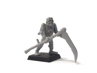Zombie, миниатюра Warhammer Fantasy Battles, собранная пластиковая (Games Workshop)