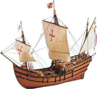 1/65 Каравелла эскадры Христофора Колумба "Пинта", сборная деревянная модель (Artesania Latina 22412 Pinta)
