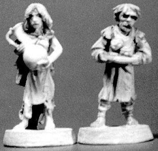 RAFM Miniatures - 28-30 mm Zombie Slaves - RAF3740