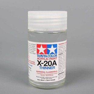 Розчинник для акрилових фарб Tamiya X-20A Thinner, 46 мл