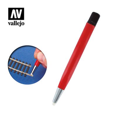 Кисть абразивная из стекловолокна 4 мм (Vallejo T15001 Glass Fiber Brush)