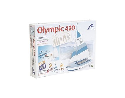 Sailboat Olympic 420, серия Easy Junior с красками и инструментами (Artesania Latina 30501), сборная деревянная модель