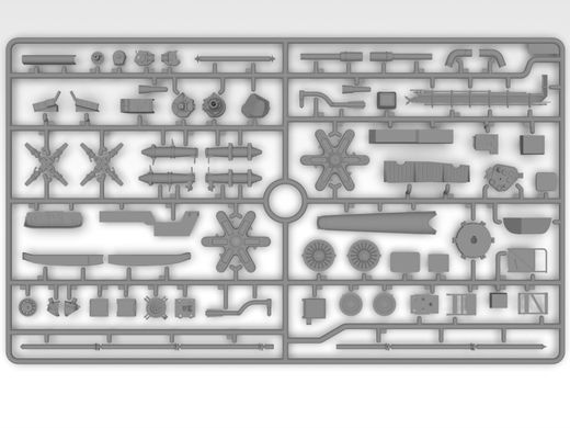 1/35 Вертолет CH-54A Tarhe с универсальным военным контейнером (ICM 53057), сборная модель