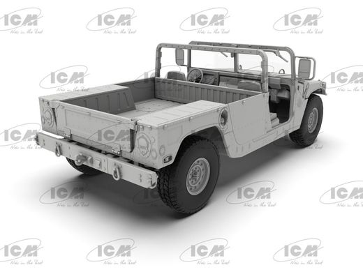 1/35 HMMWV M1097A2 Humvee армейский автомобиль (ICM 35435), сборная модель