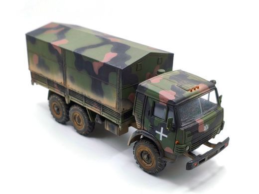 1/43 Автомобиль КамАЗ Вооруженных Сил Украины, готовая металлическая модель
