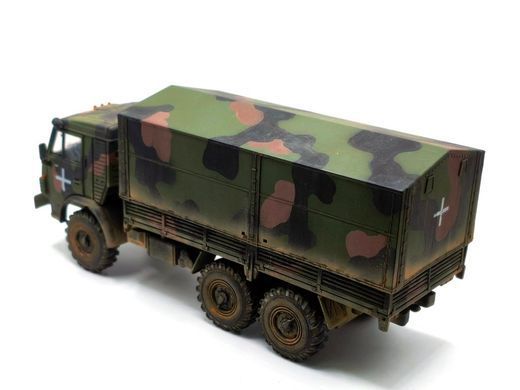 1/43 Автомобиль КамАЗ Вооруженных Сил Украины, готовая металлическая модель