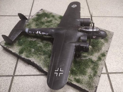 1/48 Dornier Do-17Z-7 німецький нічний бомбардувальник, готова модель авторської роботи