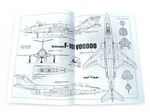 Монографія "McDonnell F-101 Voodoo. Warpaint Series 47" by Kev Darling (англійською мовою)