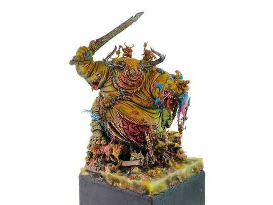 Great Unclean One, Maggotkin of Nurgle - готовая окрашенная