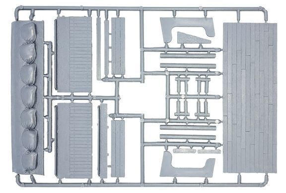 1/35 Він'єтка "Zum Angriff vorwarts!" з фігурами штурмової групи німецької армії та сегментом траншеї (ICM 35723), збірні пластикові