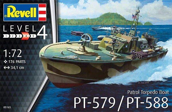 1/72 PT-579/PT-588 патрульный торпедный катер (Revell 05165), сборная модель