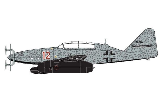1/72 Messerschmitt Me-262B-1a/U1 ночной истребитель (Airfix 04062) сборная модель