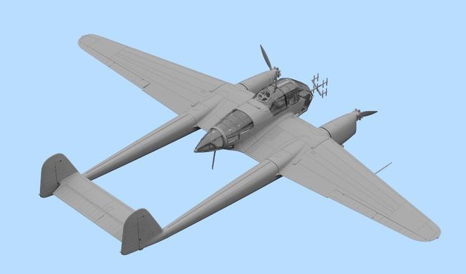 1/72 Focke-Wulf FW-189A-1 самолет ВВС союзников (ICM 72294), сборная модель