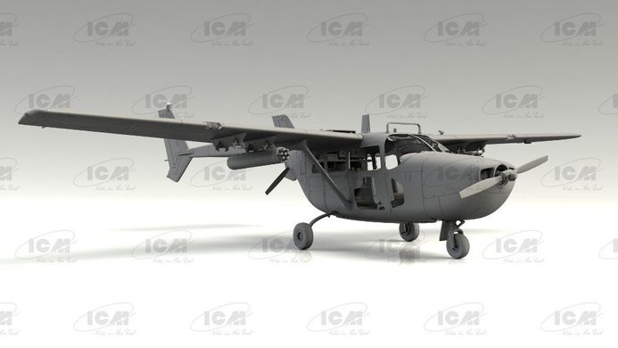 1/48 Самолет Cessna O-2A Skymaster (ICM 48290), сборная модель