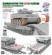 1/35 Німецька 80-тонна залізнична платформа Type SSyms Schwerer Platformwagen ранньої версії + транспортувальні траки для Tiger I (T-Model TB101), збірна модель