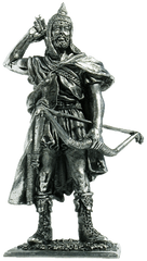 54 мм Греческий лучник, 5 век до н.э., оловянная миниатюра (EK Castings A189)